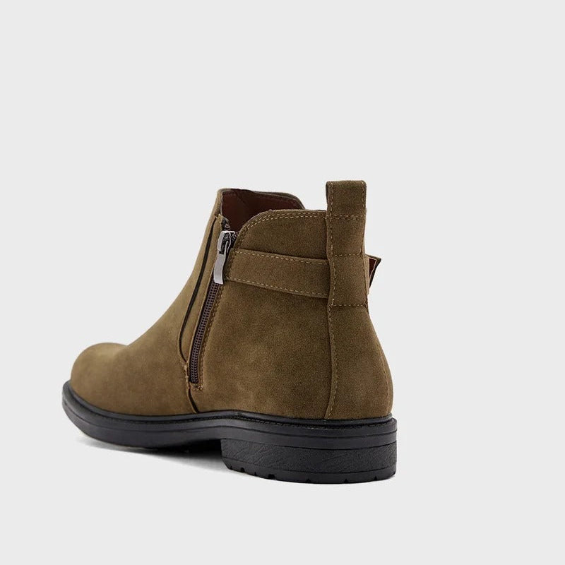 Robert Wood Suede Casual Chelsea Boots