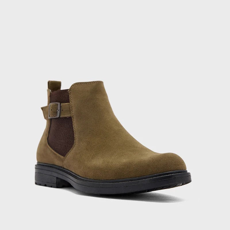 Robert Wood Suede Casual Chelsea Boots