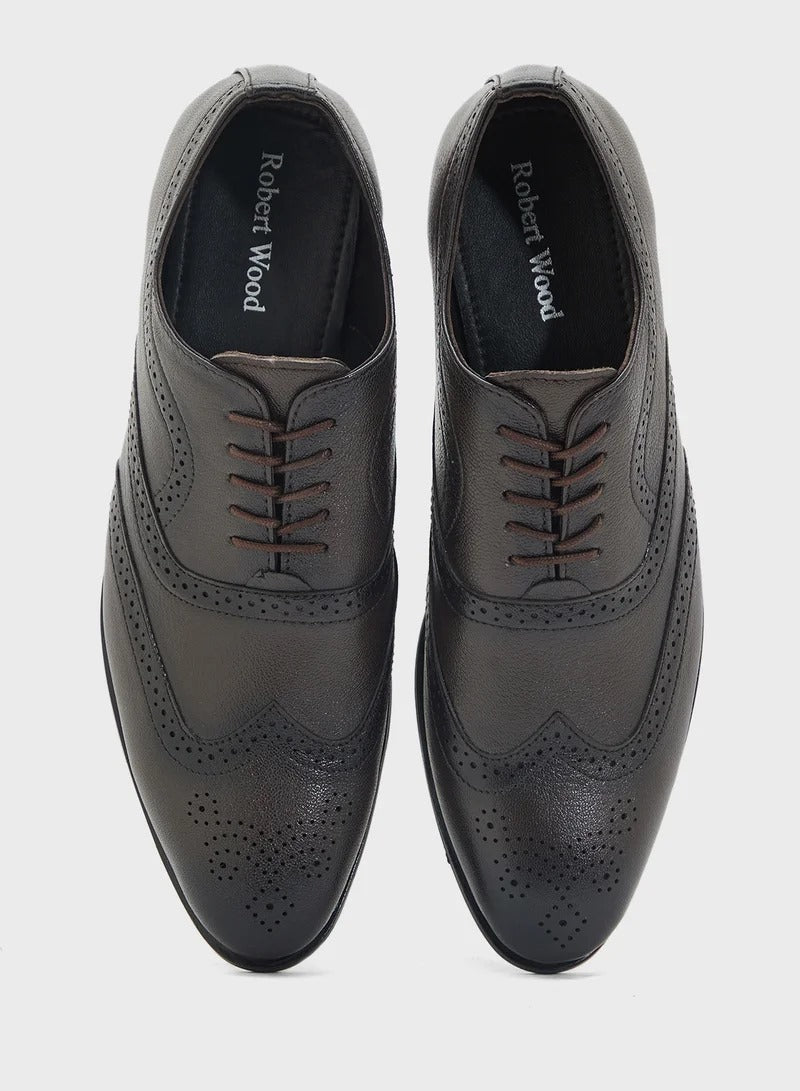 Robert Wood Genuine Leather Formal