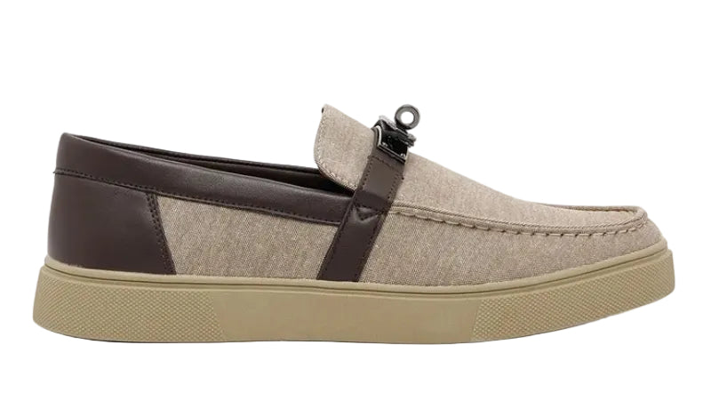 Robert Wood Trim Casual Suede Slip Ons