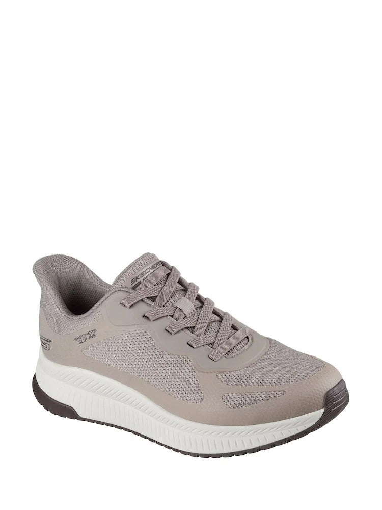 Skechers Grey Slip-Ins Bobs Sport Squad Chaos 4 Trainers