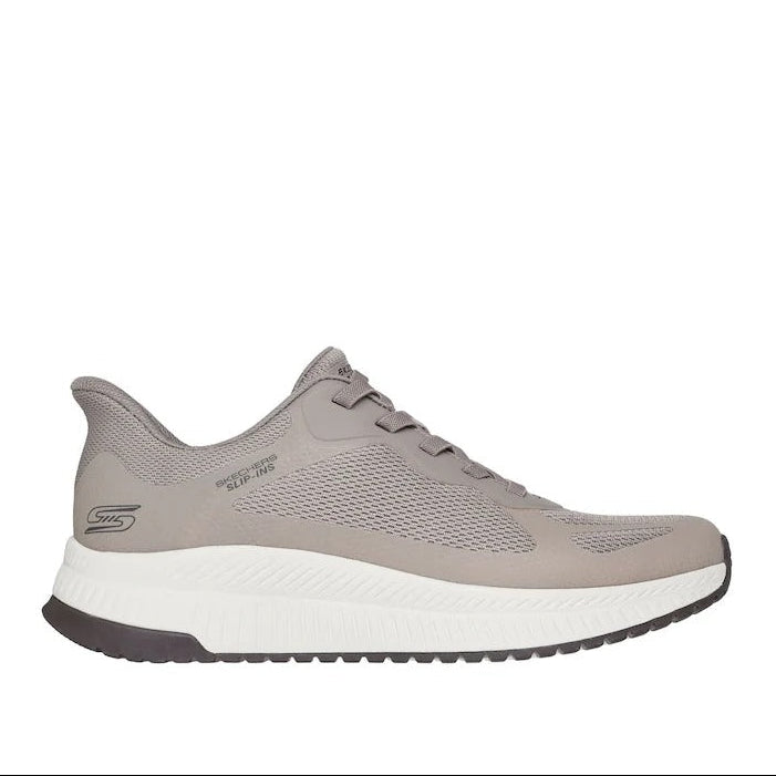 Skechers Grey Slip-Ins Bobs Sport Squad Chaos 4 Trainers