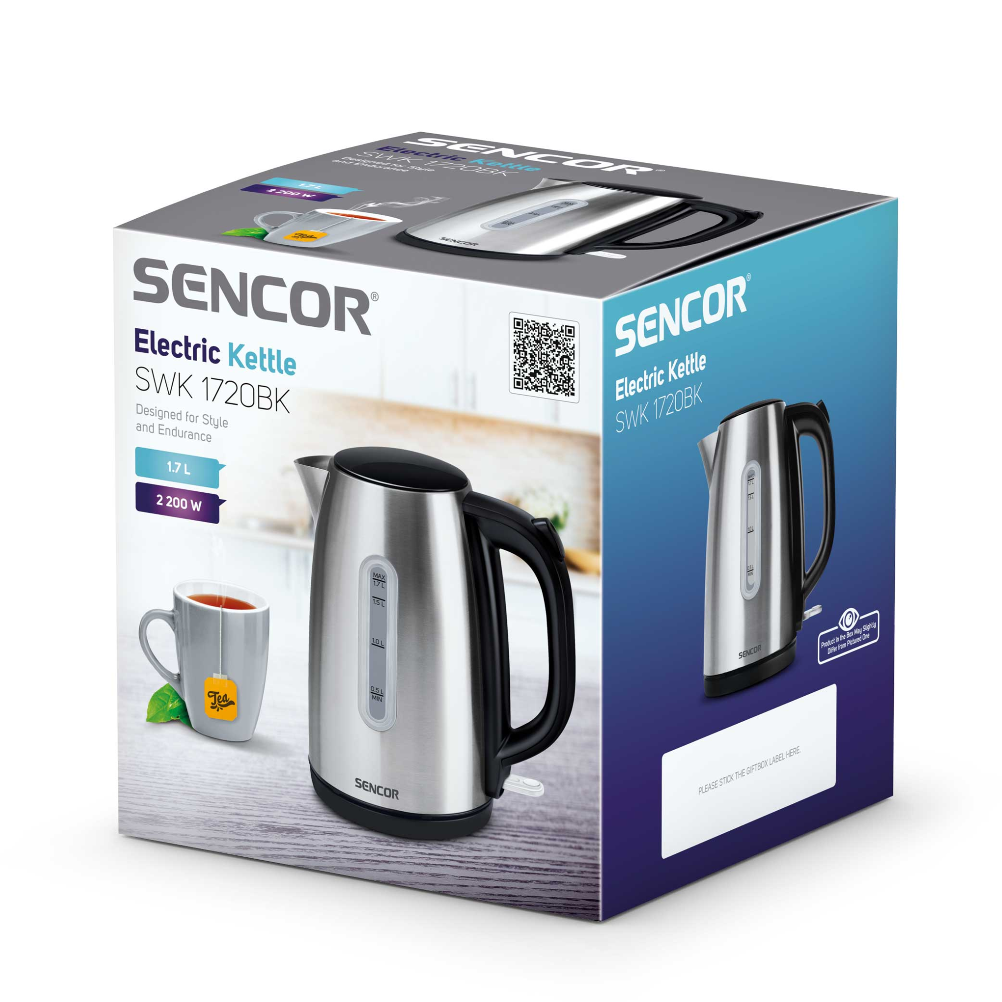 Sencor Electric Kettle SWK1720BK - Jango Mall