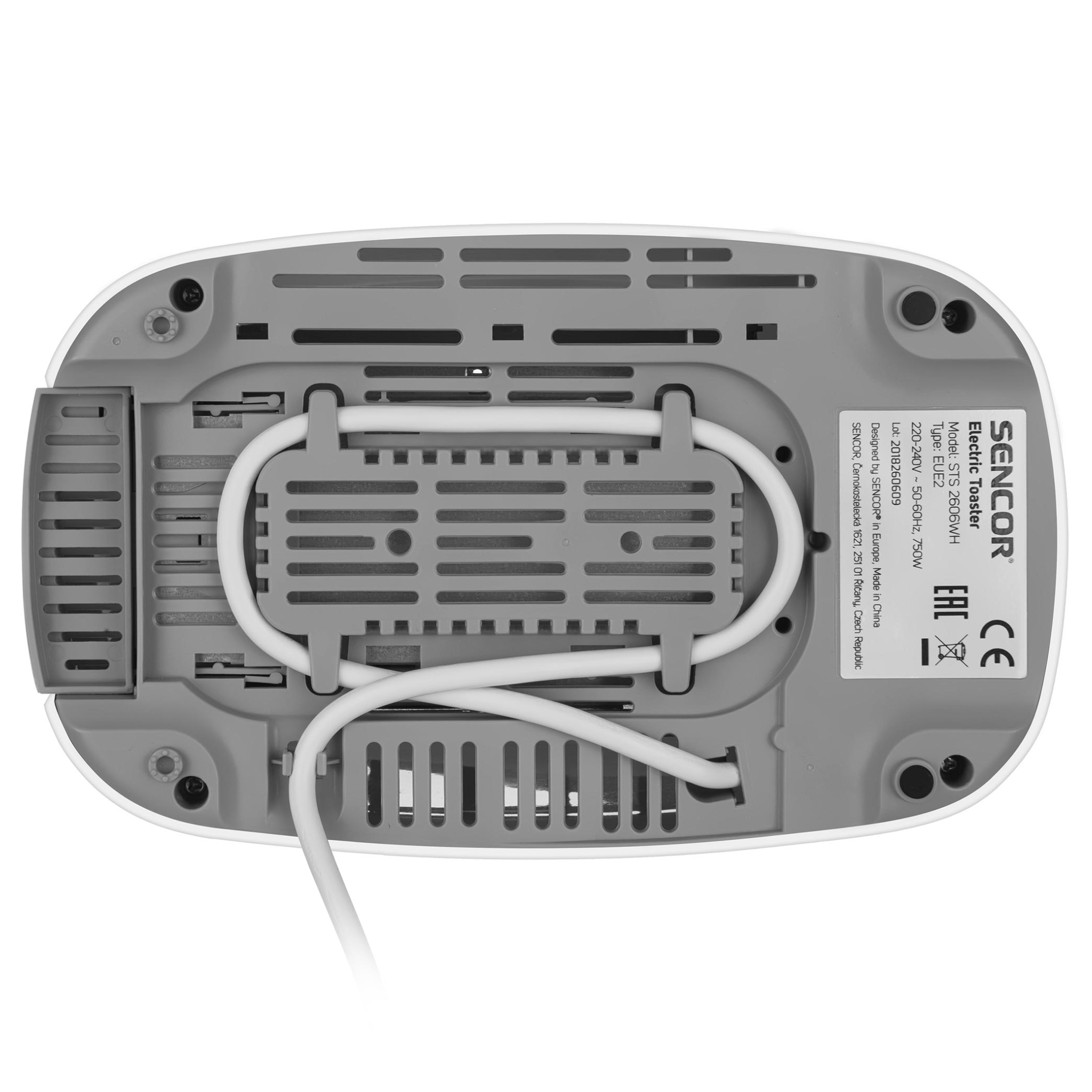 Sencor Electric Toaster STS2606WH - Jango Mall