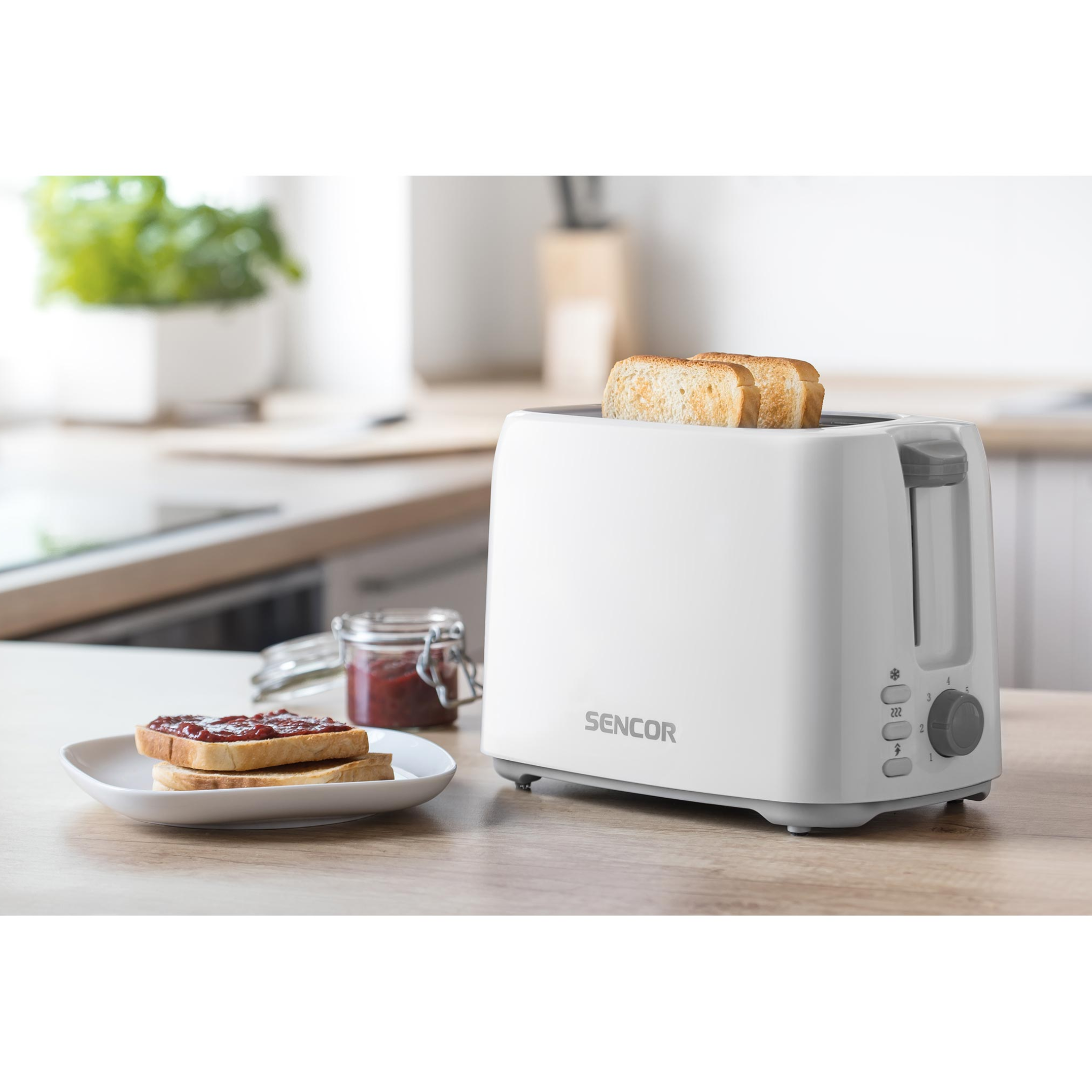 Sencor Electric Toaster STS2606WH - Jango Mall