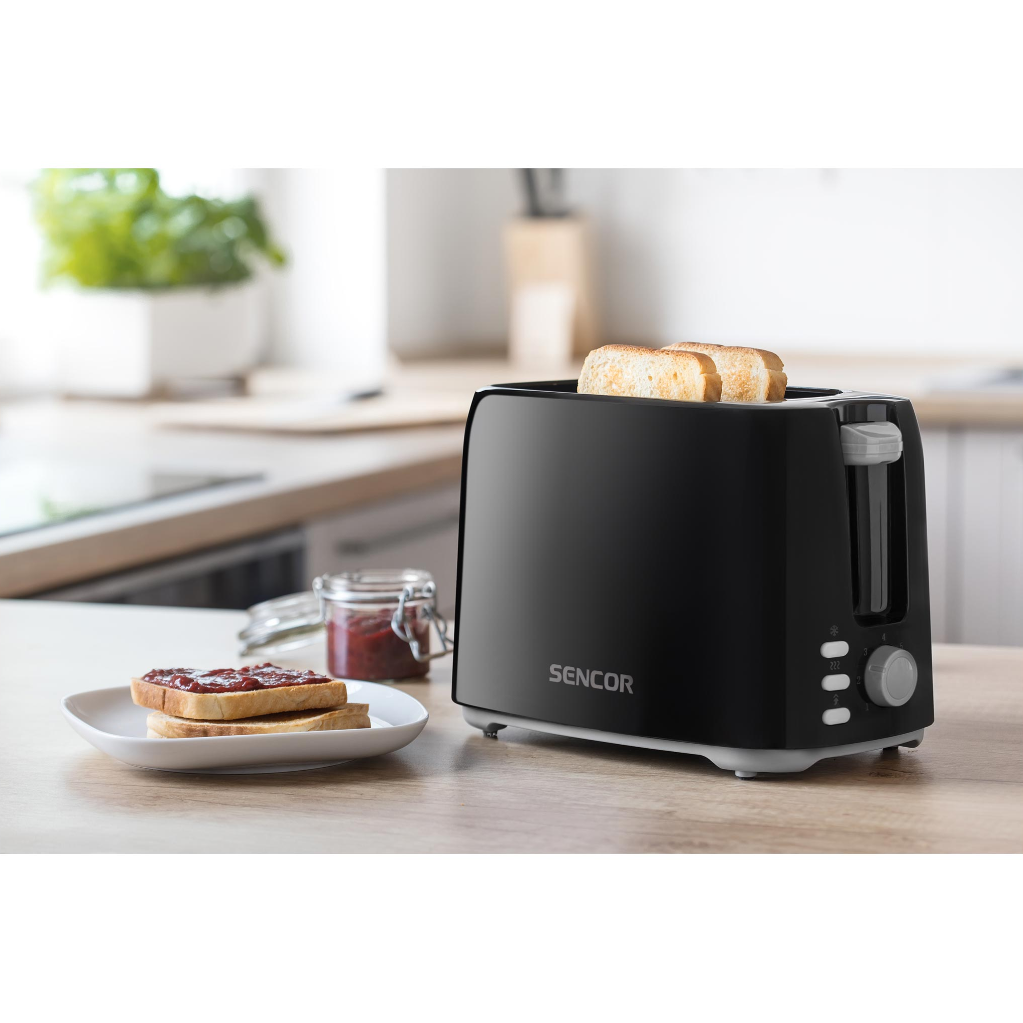 Sencor Electric Toaster STS2607BK - Jango Mall