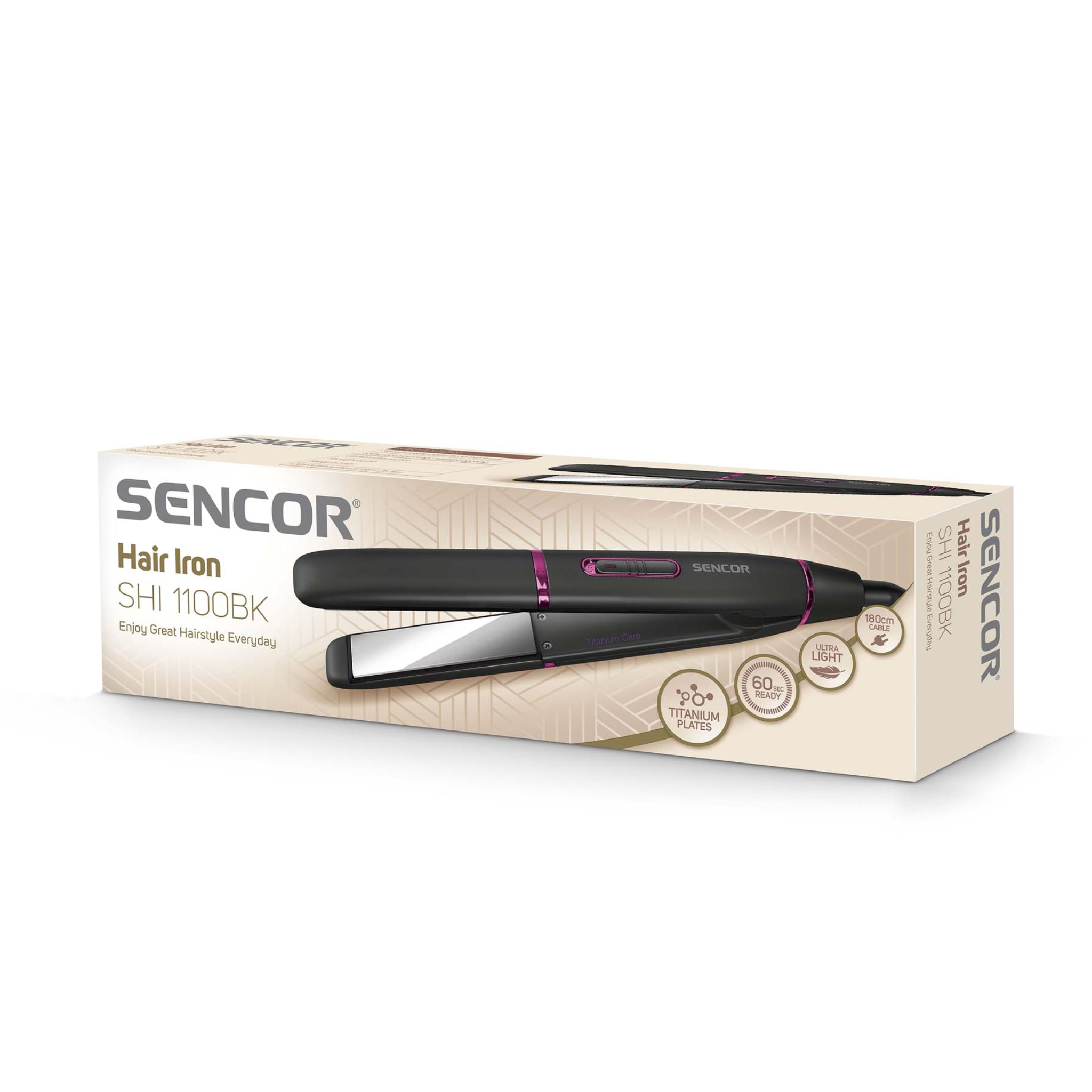 Sencor Hair Iron SHI1100BK - Jango Mall