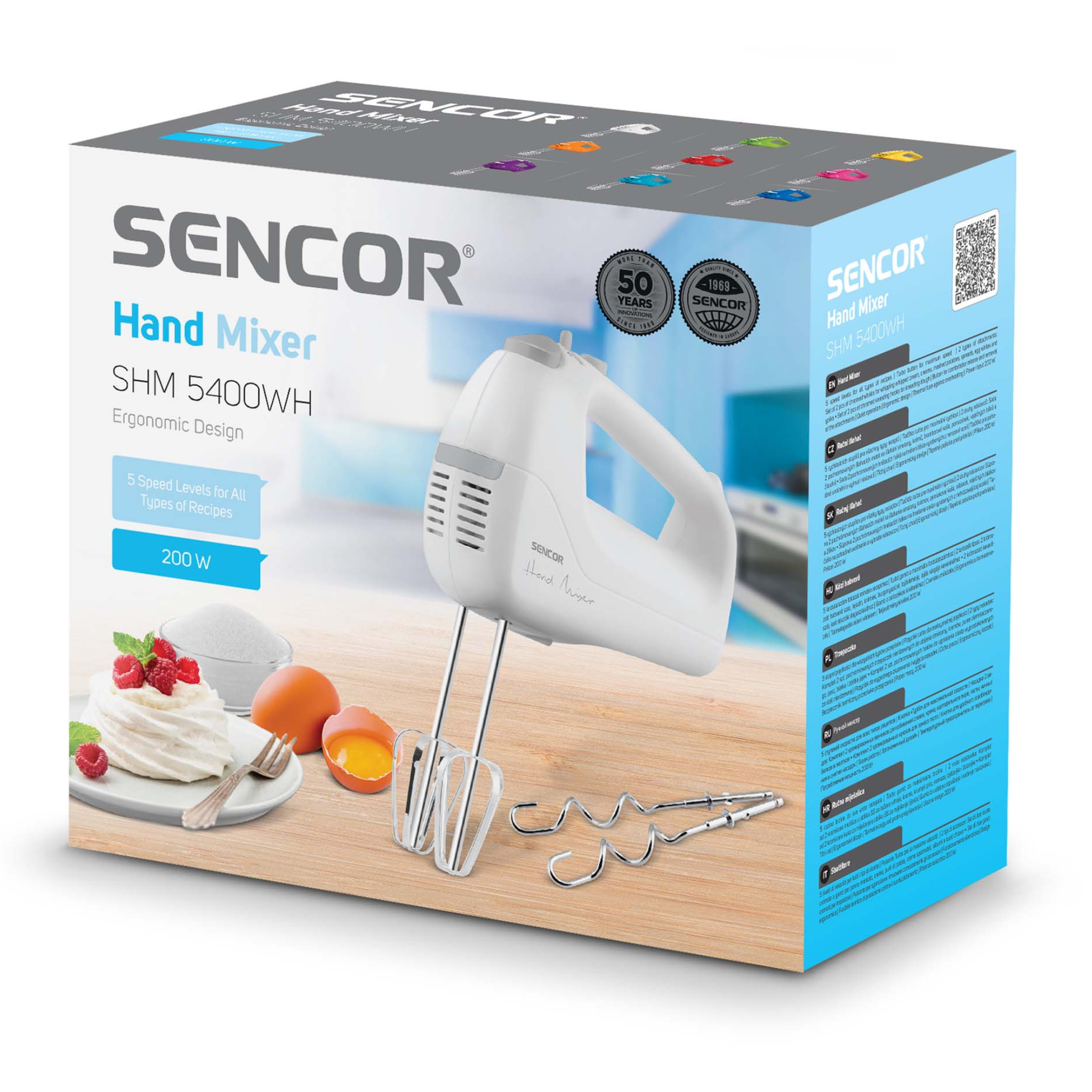 Sencor Hand Mixer SHM5400WH - Jango Mall