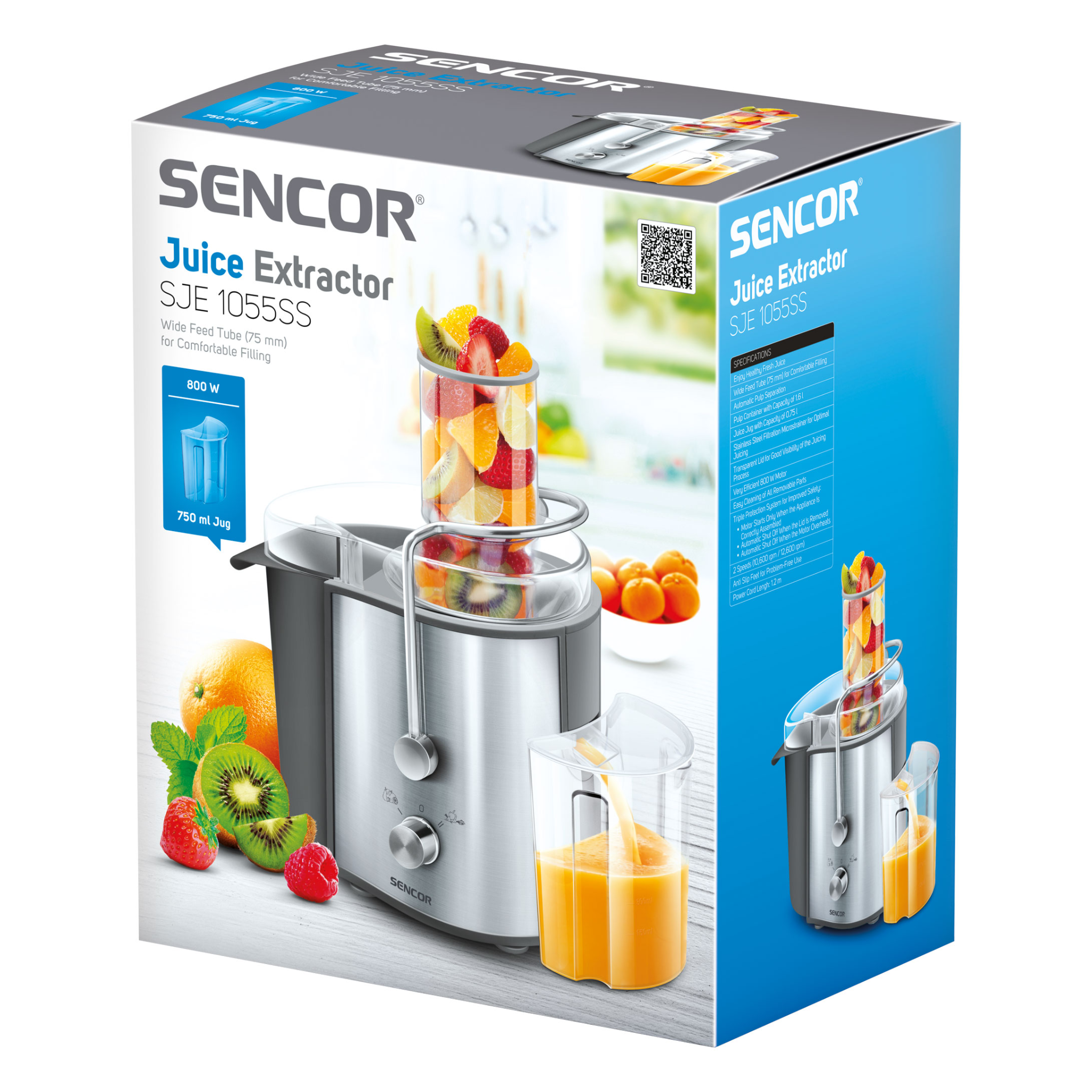 Sencor Juicer SJE1055SS - Jango Mall