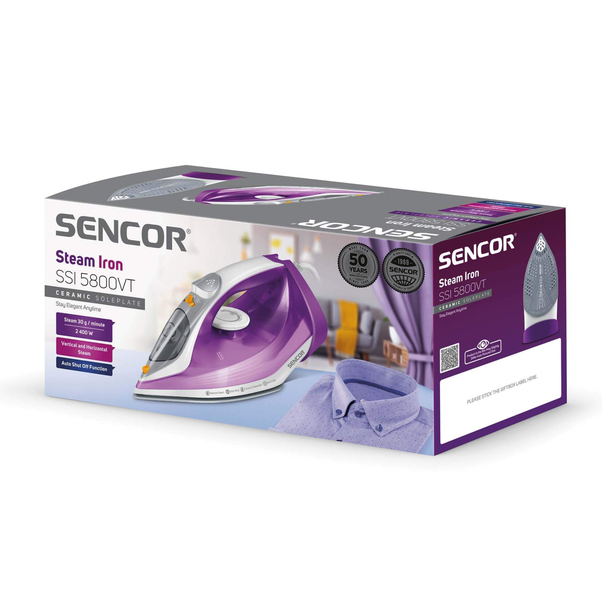 Sencor Steam Iron SSI5800VT - Jango Mall