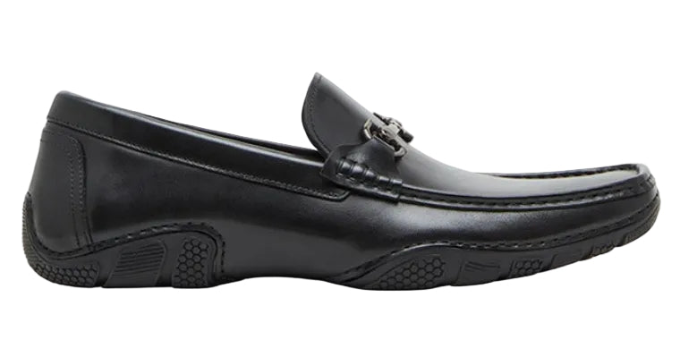 Steve Madden Kravitzz Matel Accent Loafers Black