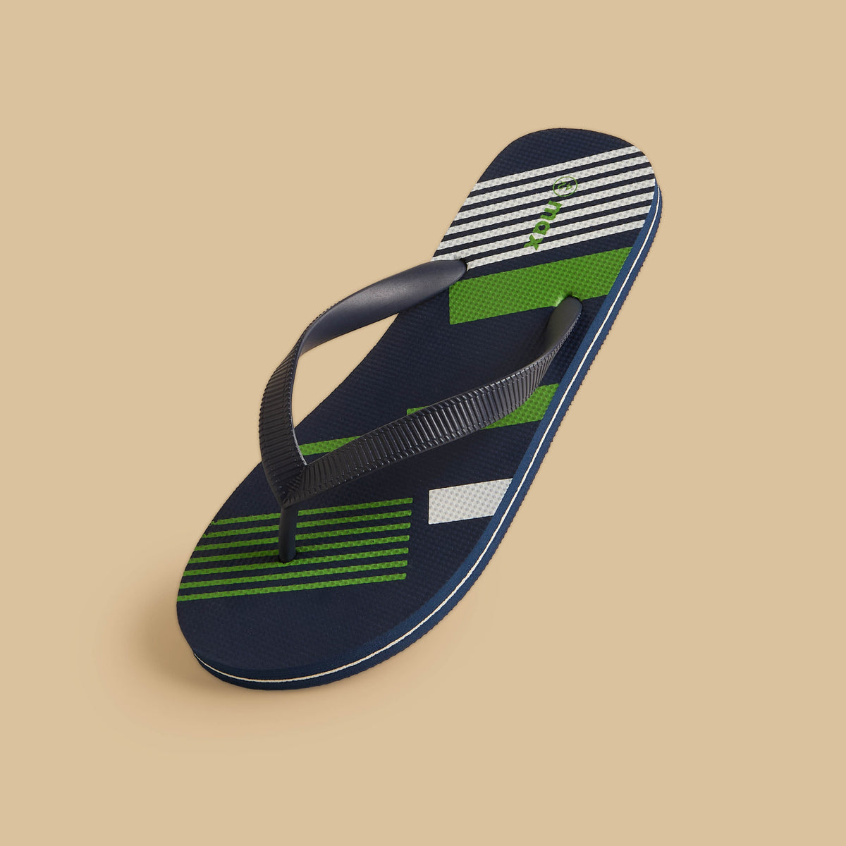 Max Striped Flip Flops Blue for Men - image 2
