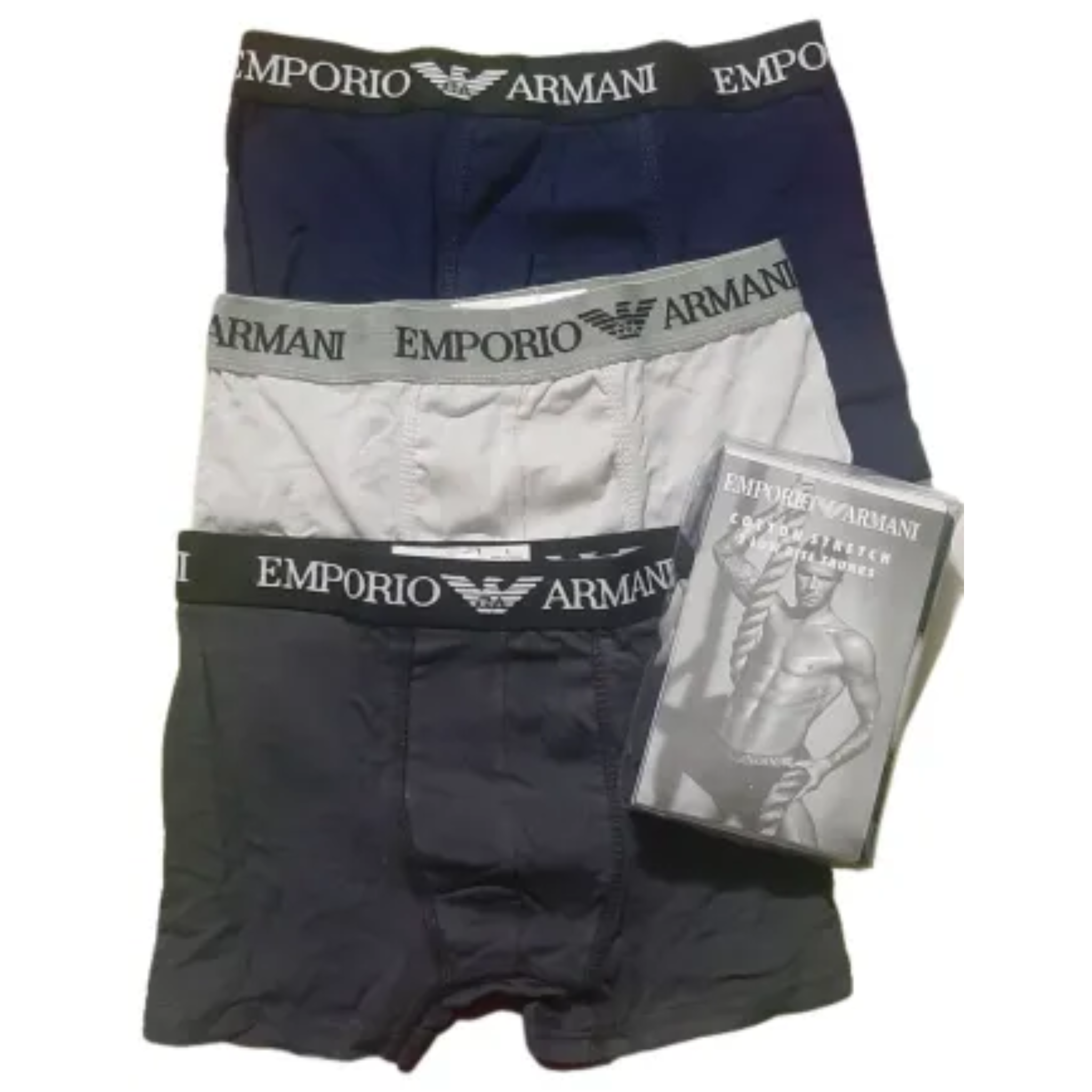 Trunks Pack of 3 For Men Pure Cotton with Essential Comfort Export Quality - Jango Mall