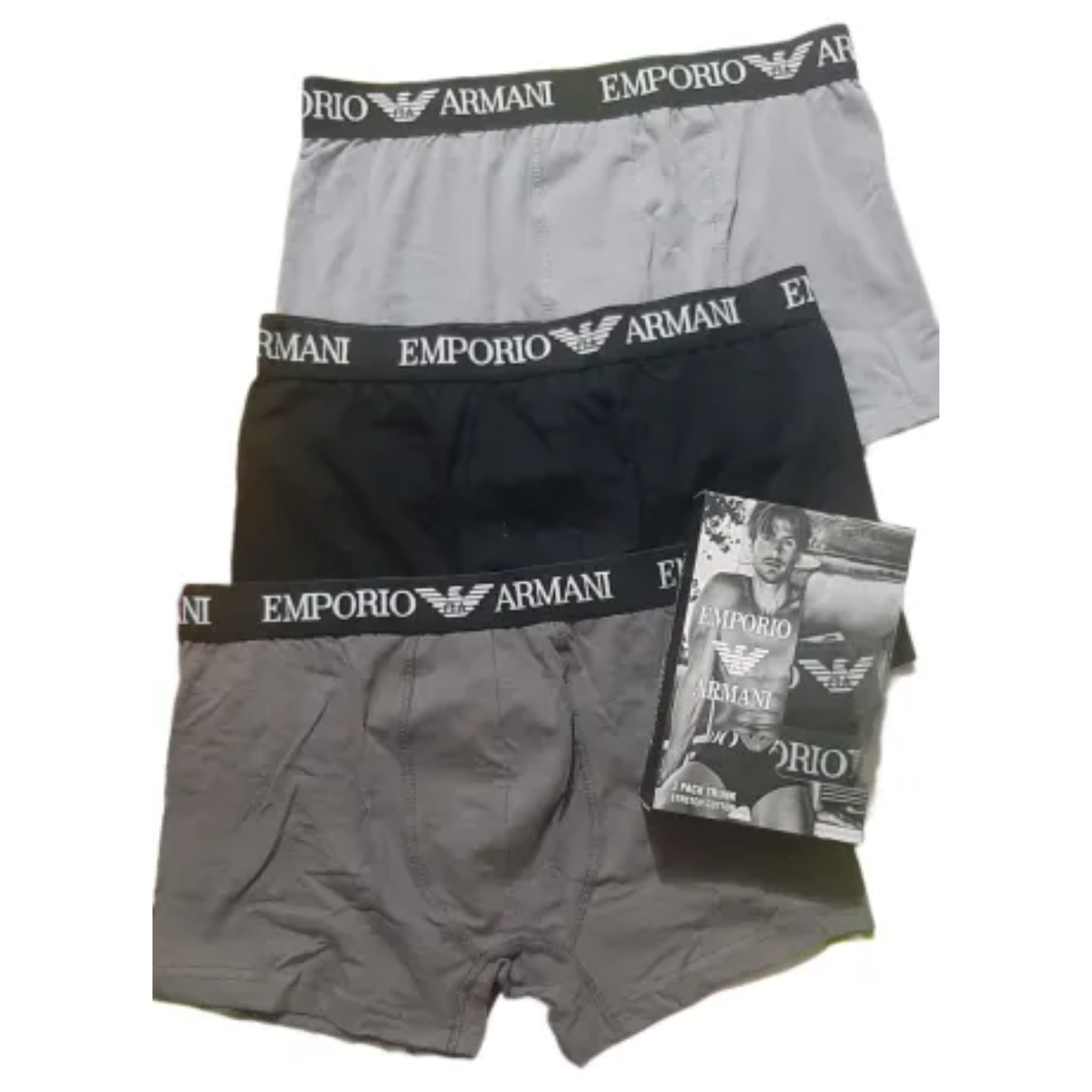 Trunks Pack of 3 For Men Pure Stretch Cotton with Essential Comfort Export Quality - Jango Mall