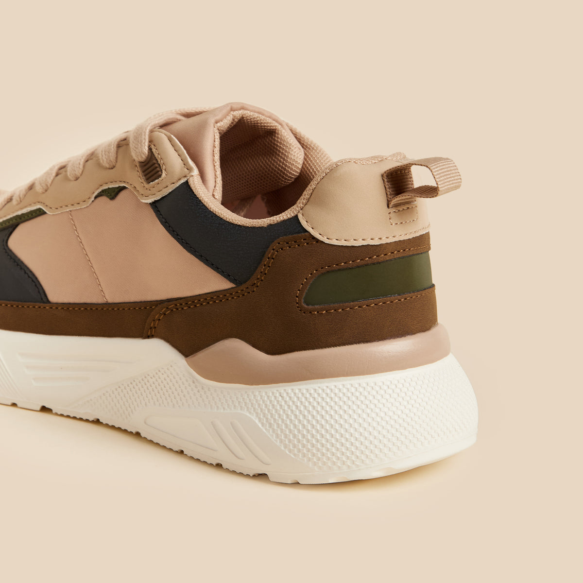 Max Panelled Lace-Up Shoes Brown for Men - image 5