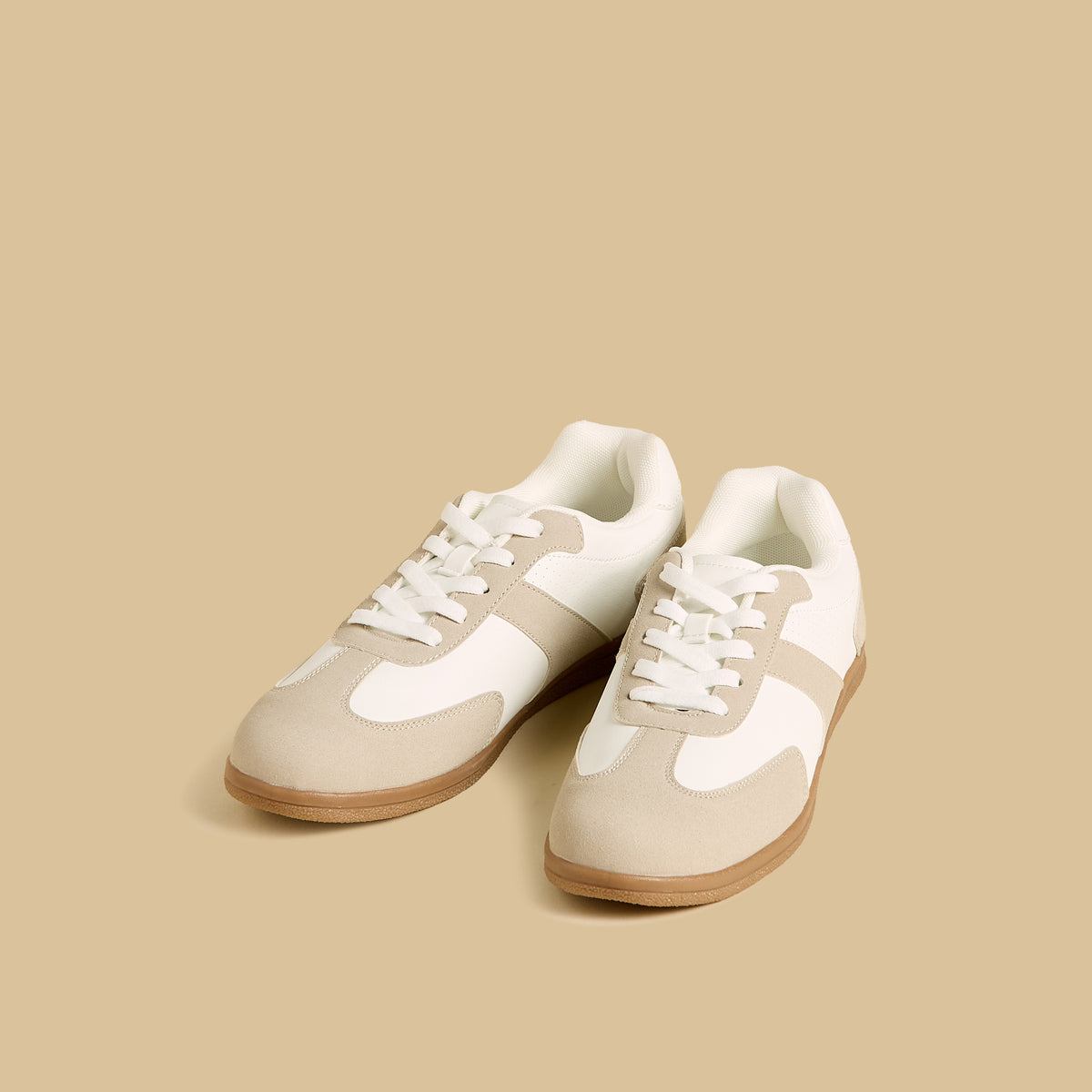 Max Colourblock Shoes with Lace-Up Closure White for Men - image 1