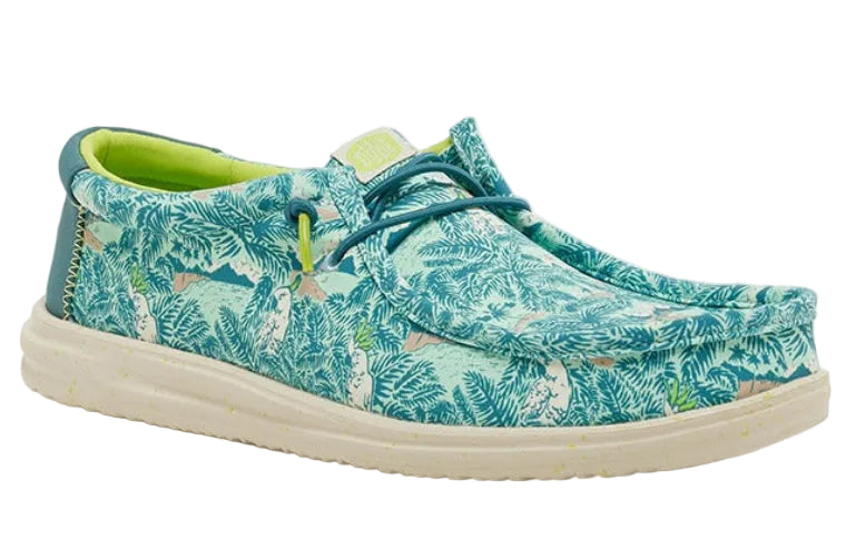 Hey Dude Wally Printed Slip Ons Navy