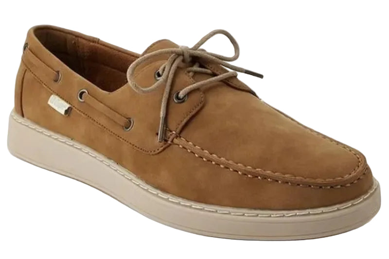 Lee Cooper Men Lace-Up Ankle Sneakers Brown