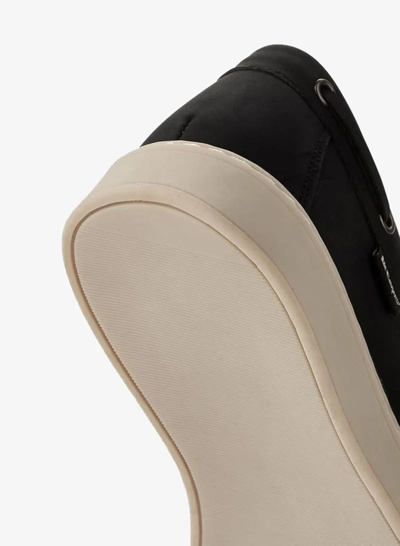 Lee Cooper Men Lace-Up Ankle Sneakers Black