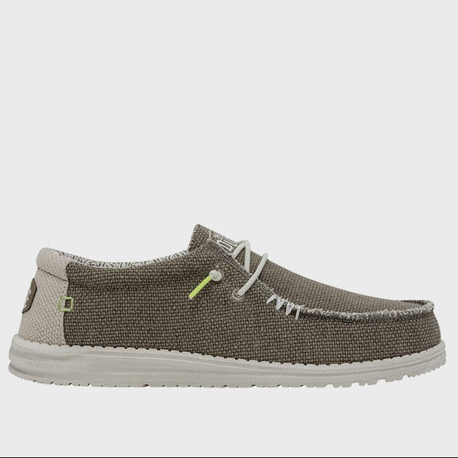 Hey Dude Wally Braided Slip-Ons Green