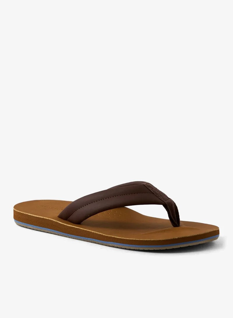 American Eagle AE Leather Flip-Flops Brown