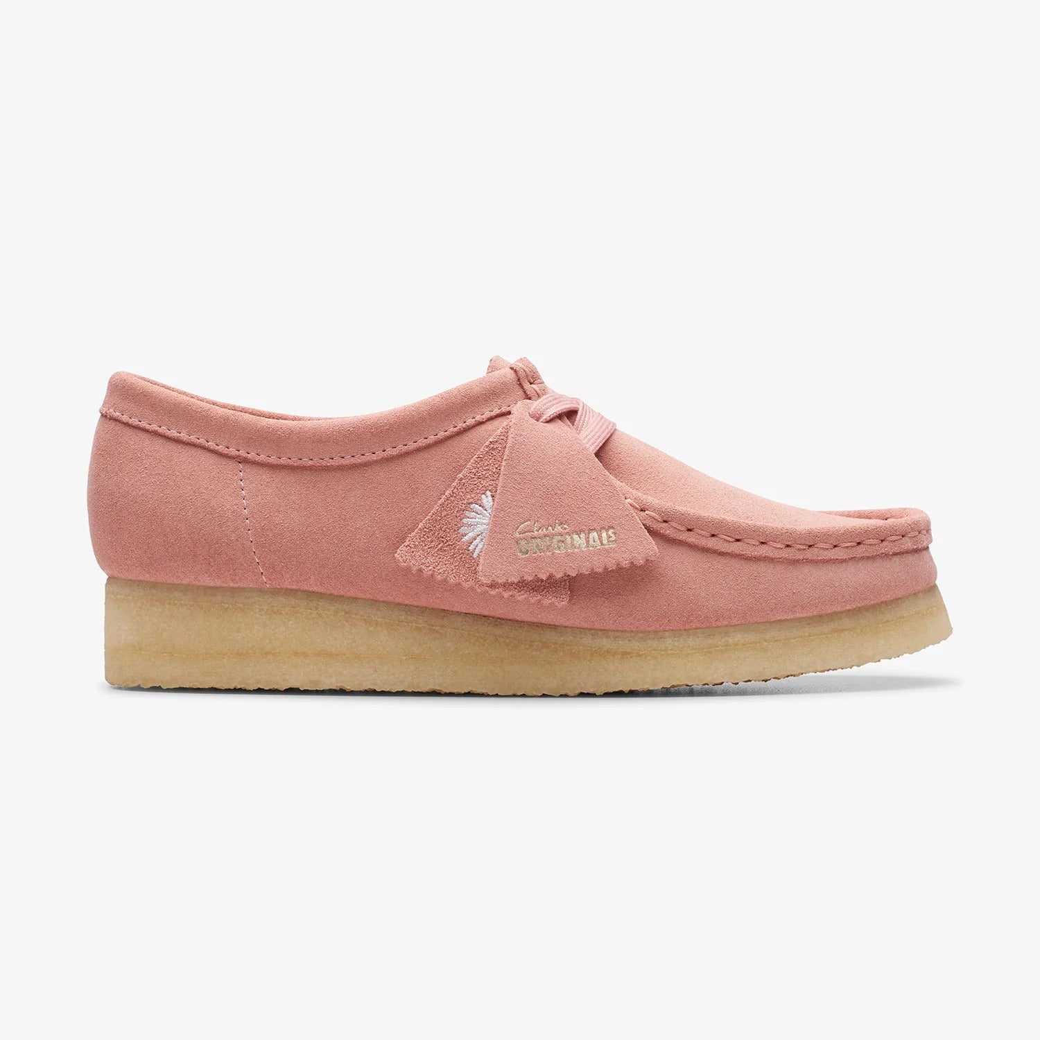 Womens Wallabee Flats Sneakers Pink