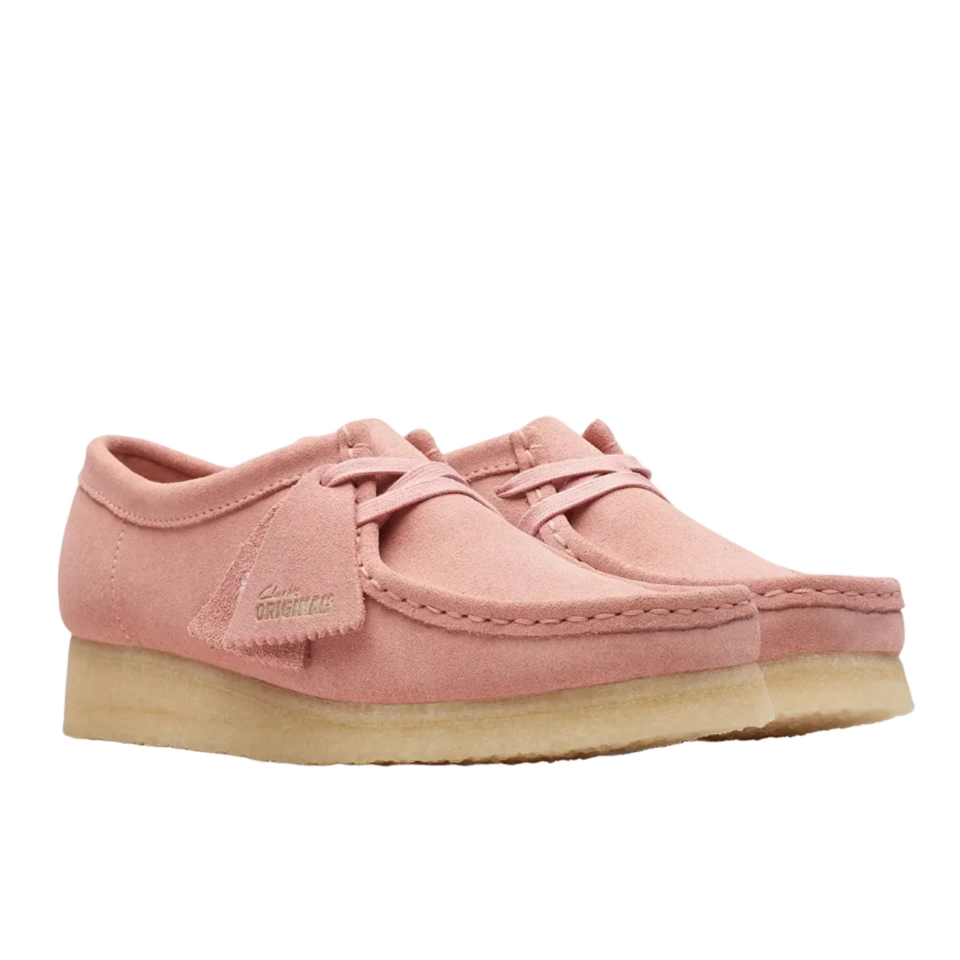 Womens Wallabee Flats Sneakers Pink
