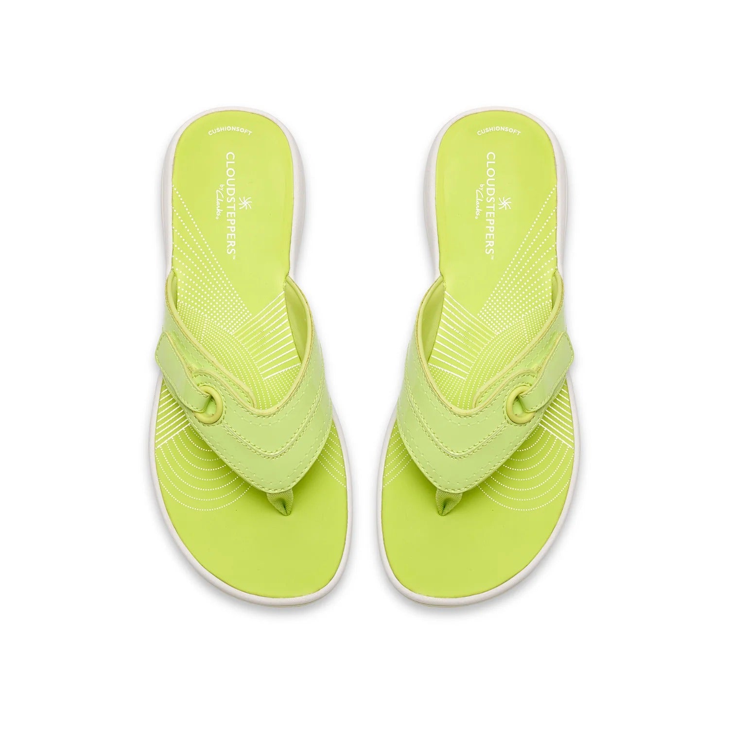 Clarks Brinkley Reyna Womens Flipflops Green