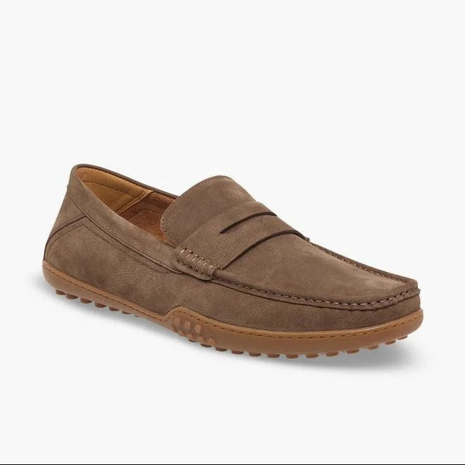 Duchini Slp On Leather Loafers Brown Men