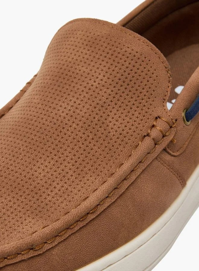 Lee Cooper Perforated slip-Ons Brown