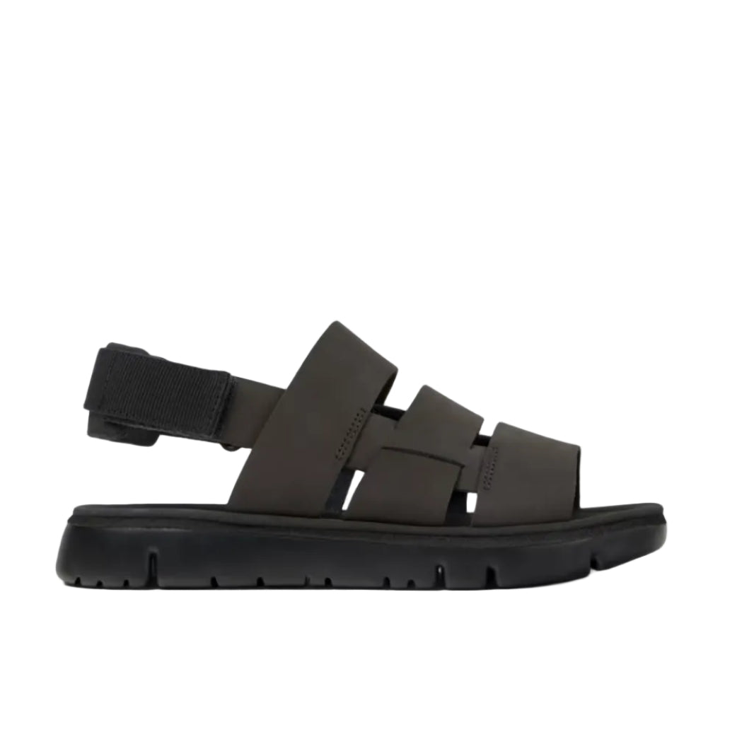Camper Oruga Brown Leather Sandals for Men
