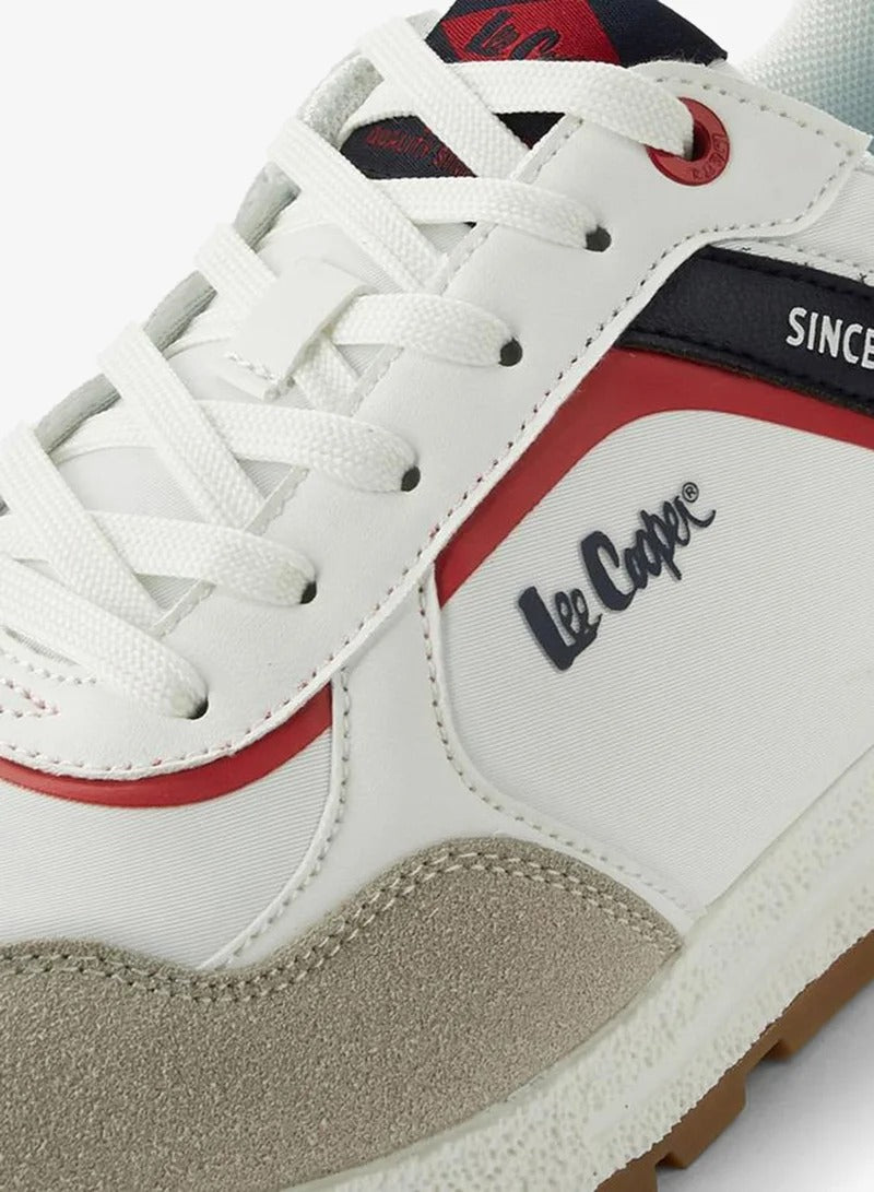 Lee Cooper Lace-up Sneakers Men White