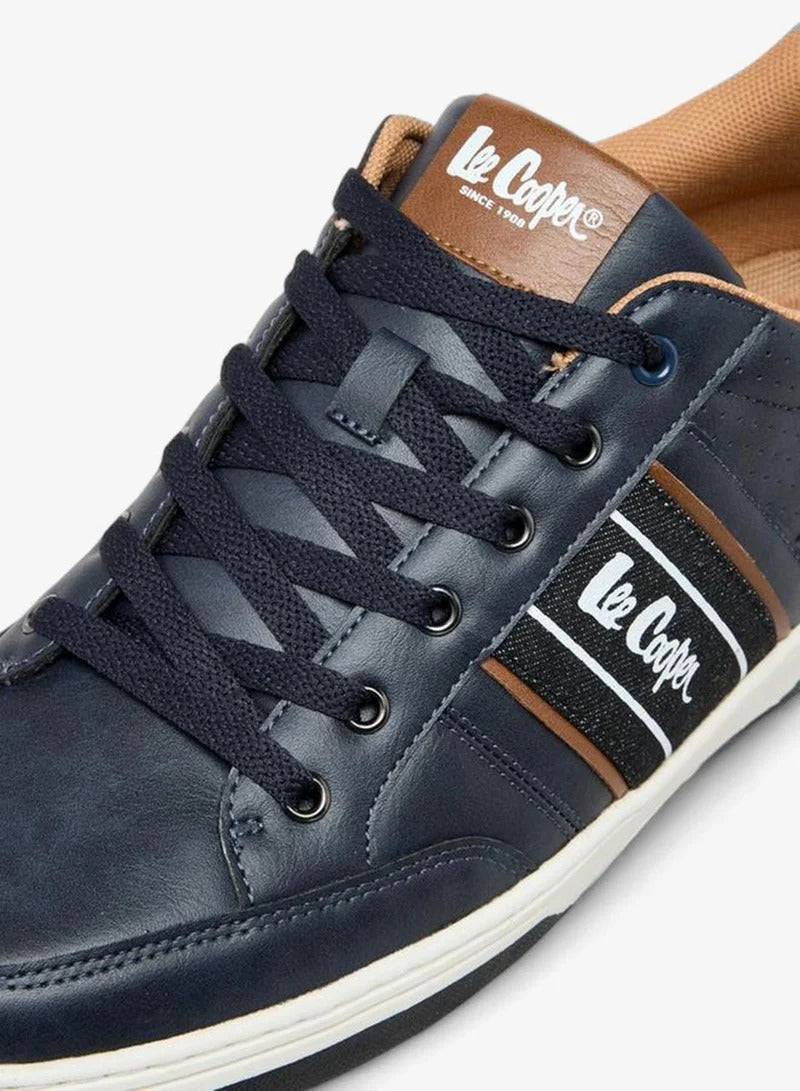 Lee Cooper Blue Lace-Up Sneaker Men
