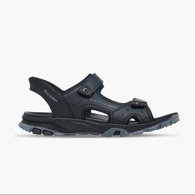 Le Confort Hook & Loop Men Sandals Green