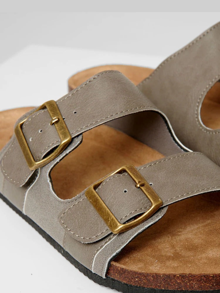 ThreadBare Natural Faux Suede Sandal Men