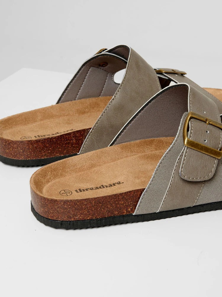 ThreadBare Natural Faux Suede Sandal Men