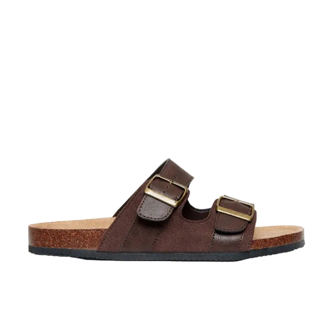 ThreadBare Natural Faux Suede Sandal Men Brown