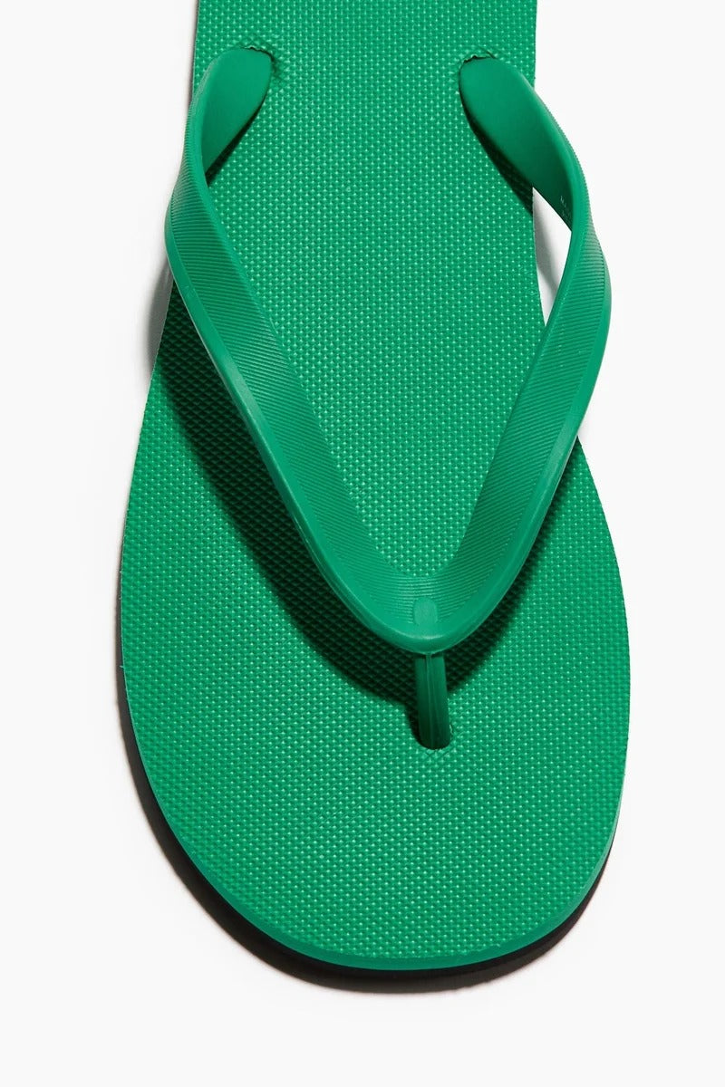 H&M Rubber Flip Flops Green