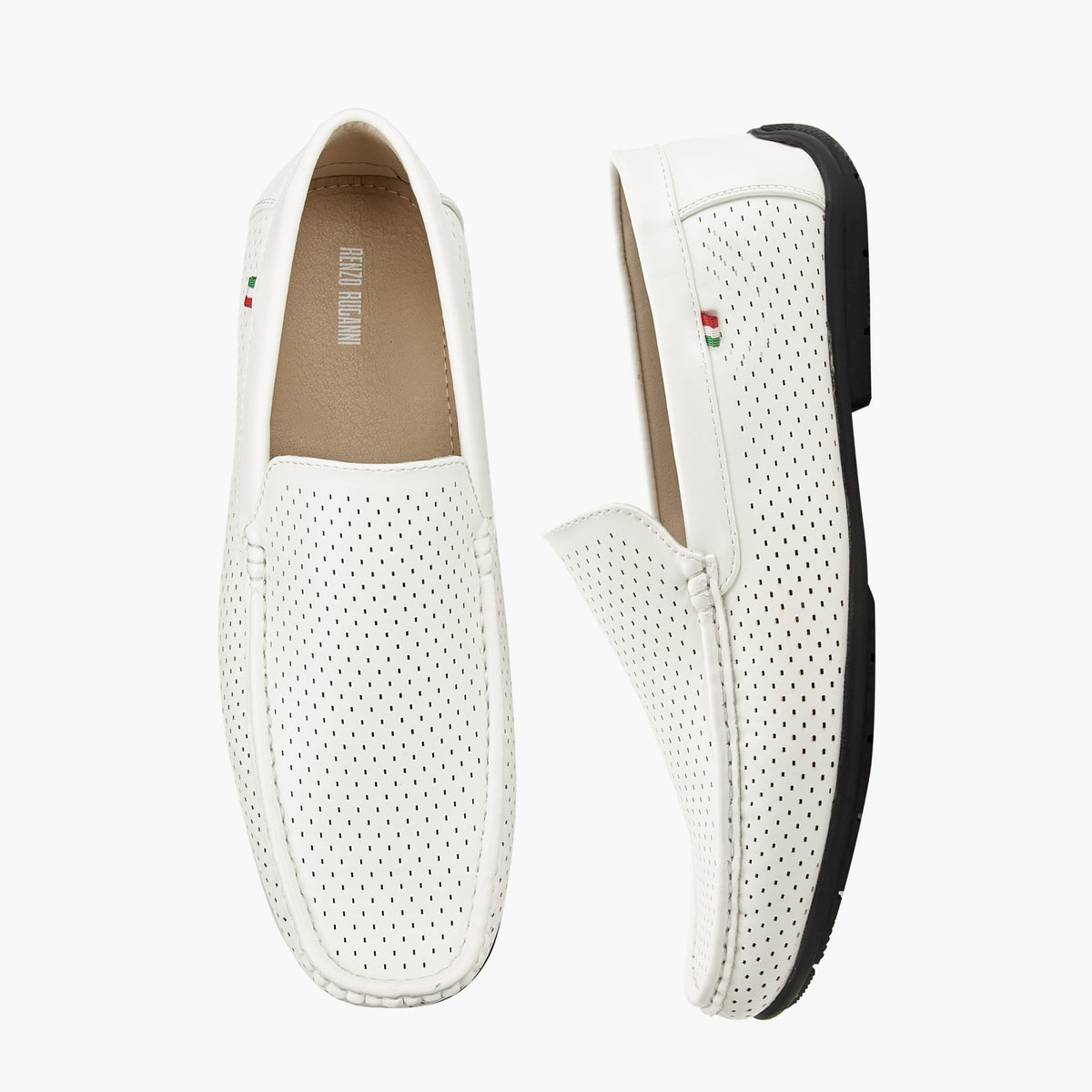 Renzo Ruganni Men Casual Textured Loafers