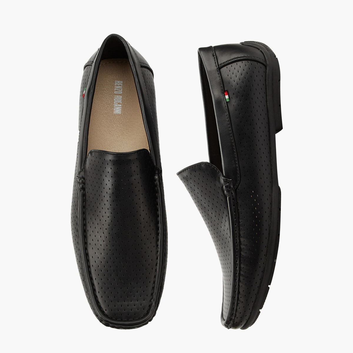 Renzo Ruganni Men Casual Textured Loafers