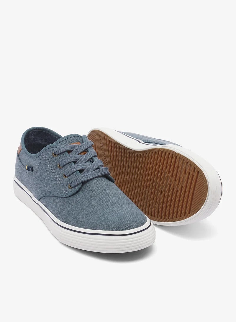 Wrangler Lace-Up Sneakers Men Navy