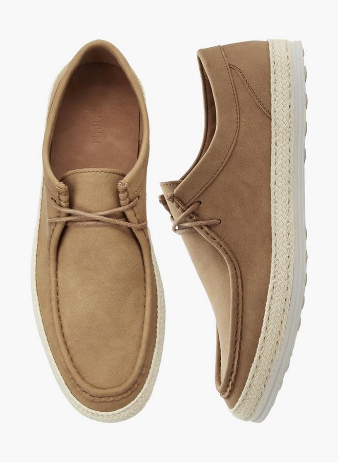 Peppermint Men Lace-Up Espadrilles Blue