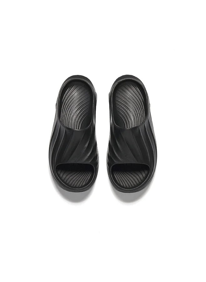 ANTA Men’s Lightweight Cushion Sandals Black