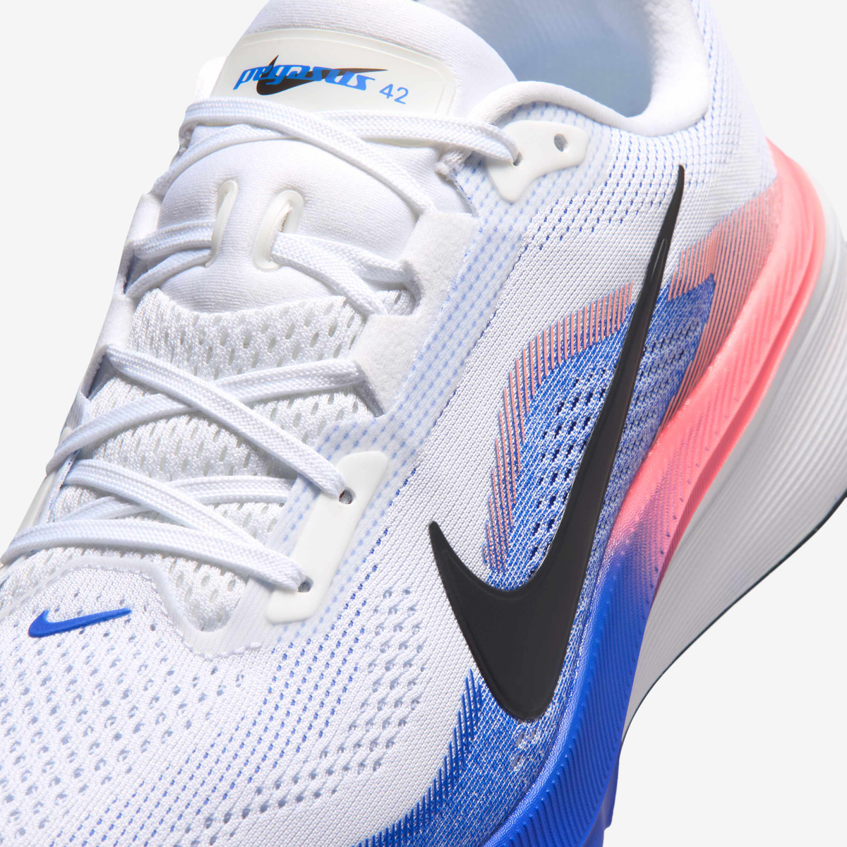 Nike Pegasus 42 - White/Racer Blue/Atomic Pink/Black