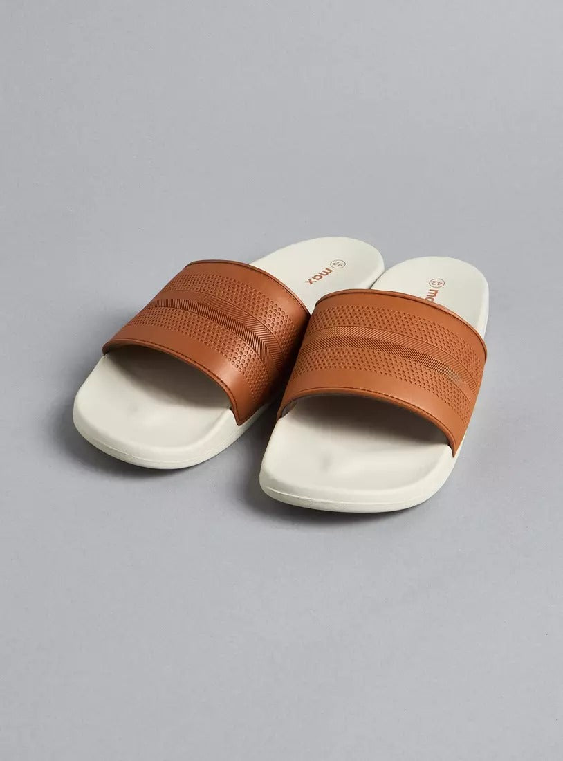 Max Textured Dual Density Men Slides