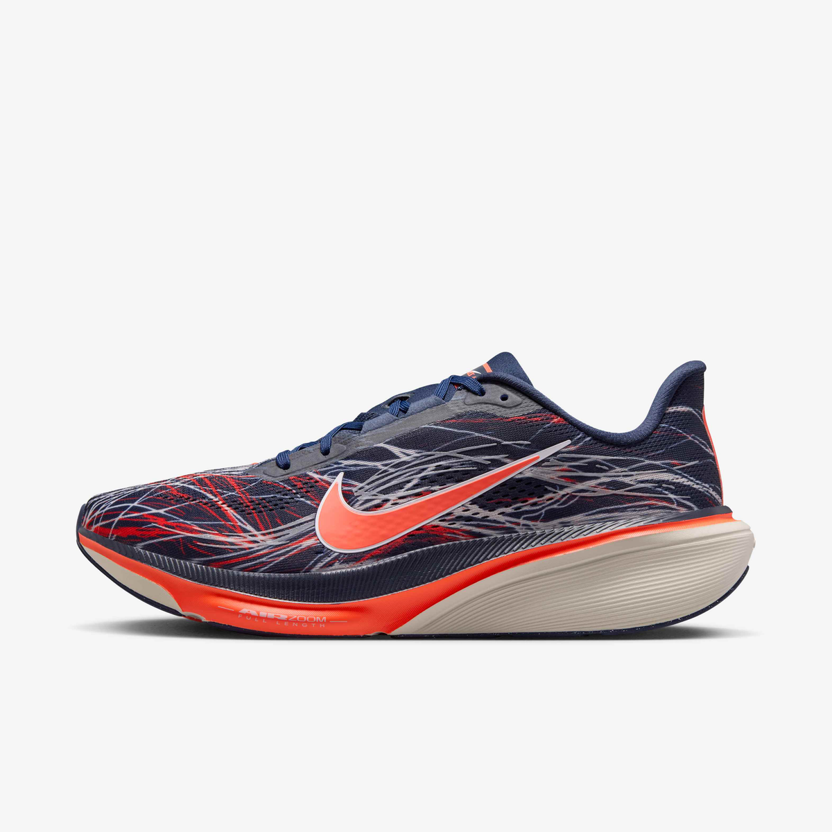 Nike Pegasus 42 - Obsidian/Light Bone/Bright Crimson/Dynamic Yellow