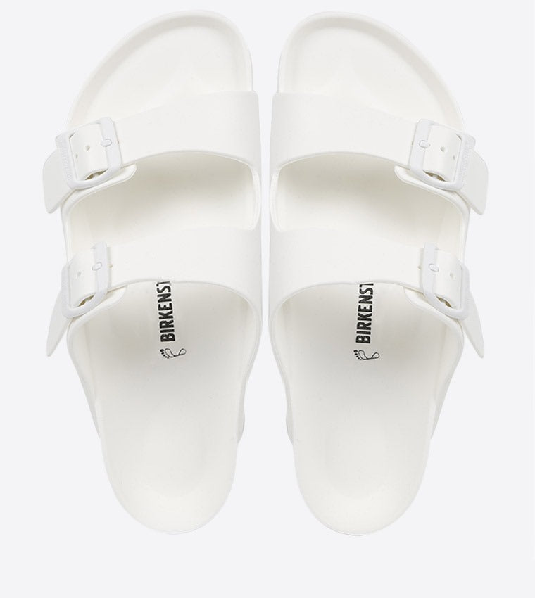 Birkenstock Arizona Eva White Buckle Slide