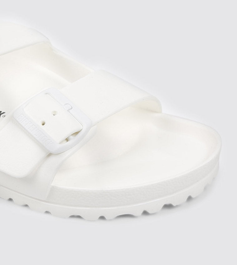 Birkenstock Arizona Eva White Buckle Slide