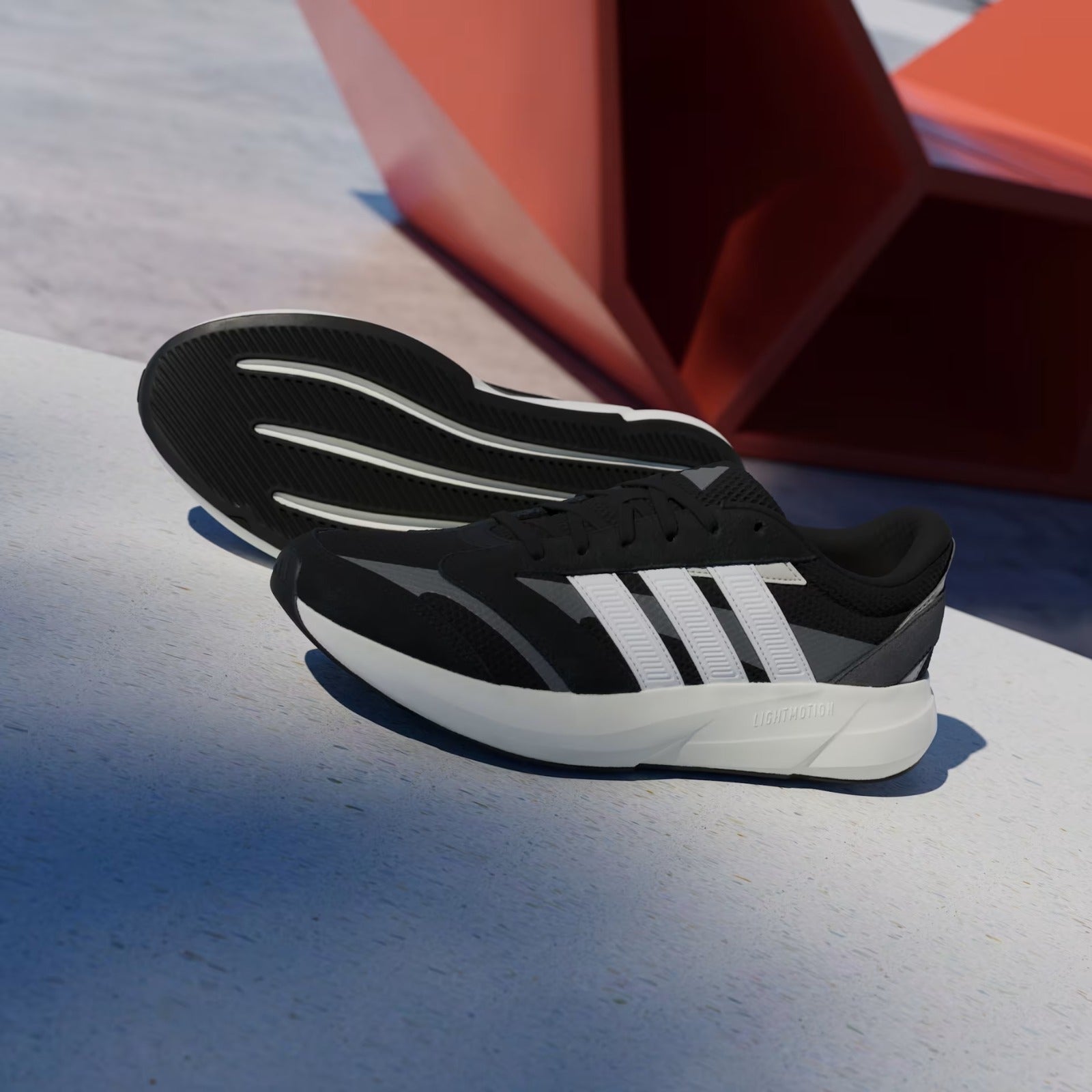 Adidas LightShift 2.0 Running Shoe Black&White