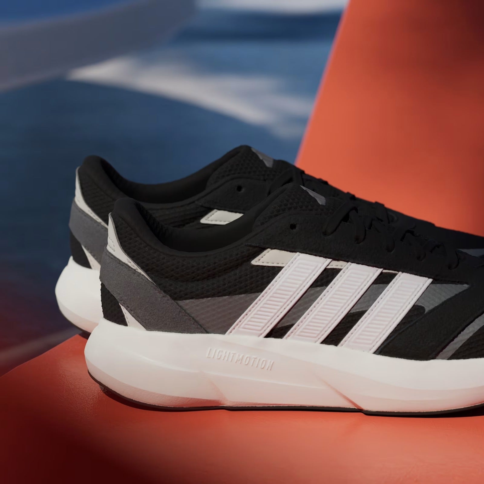 Adidas LightShift 2.0 Running Shoe Black&White